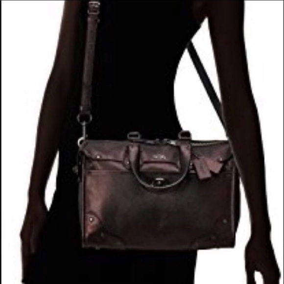 Coach Metallic Bronze Rhyder Large Satchel - Picture 5 of 15